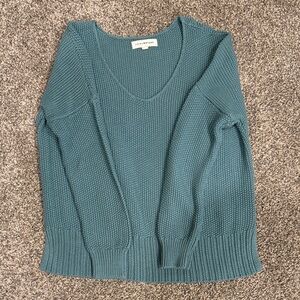 Lucky Brand olive green V-Neck Sweater